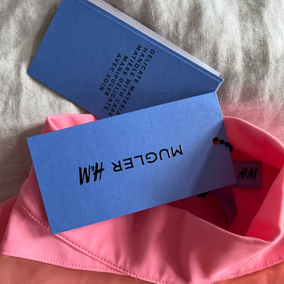 Mugler for H&M Mesh Panelled Mini Dress - Picture 6 of 10